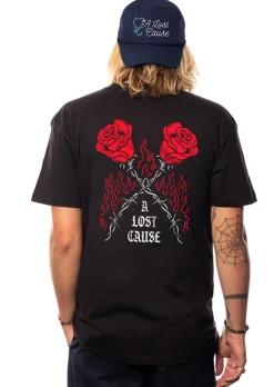 A Lost Cause : Burning Rose Tee