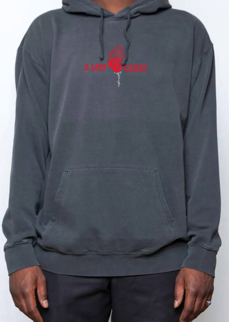 A Lost Cause : Burning Rose Hoodie