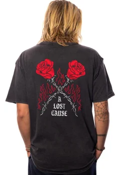A Lost Cause : Burning Rose Tee