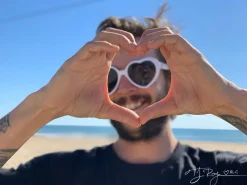 A Lost Cause : Heart Sunglasses