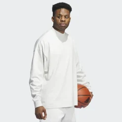 Adidas : Oversize L/S Basketball Tee