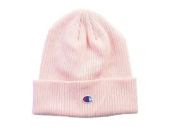 Champion : Ribbed Knit Beanie Pink O/S