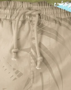 Champion : Washed Woven All Over Palm Print Shorts
