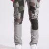 Crysp : Thena Patchwork Cargo pants