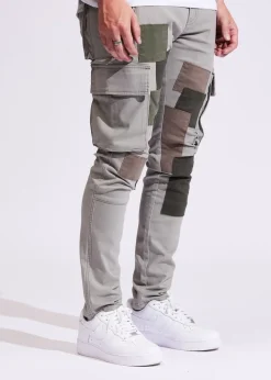 Crysp : Thena Patchwork Cargo pants