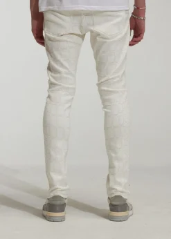 Embellish : Bonham All Over Print Denim