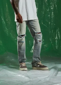 Embellish : Delta Skinny Distressed Denim