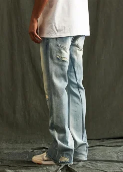 Embellish : Kaulitz 2 Tone Flare Denim