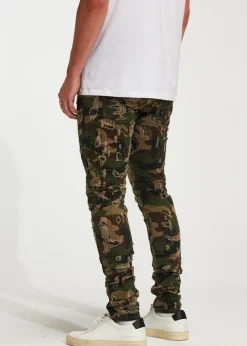 Embellish : Ryan Camo Destroy Denim