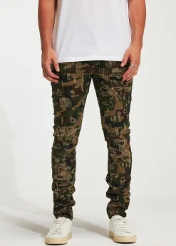 Embellish : Ryan Camo Destroy Denim