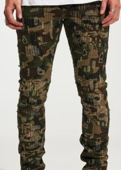 Embellish : Ryan Camo Destroy Denim