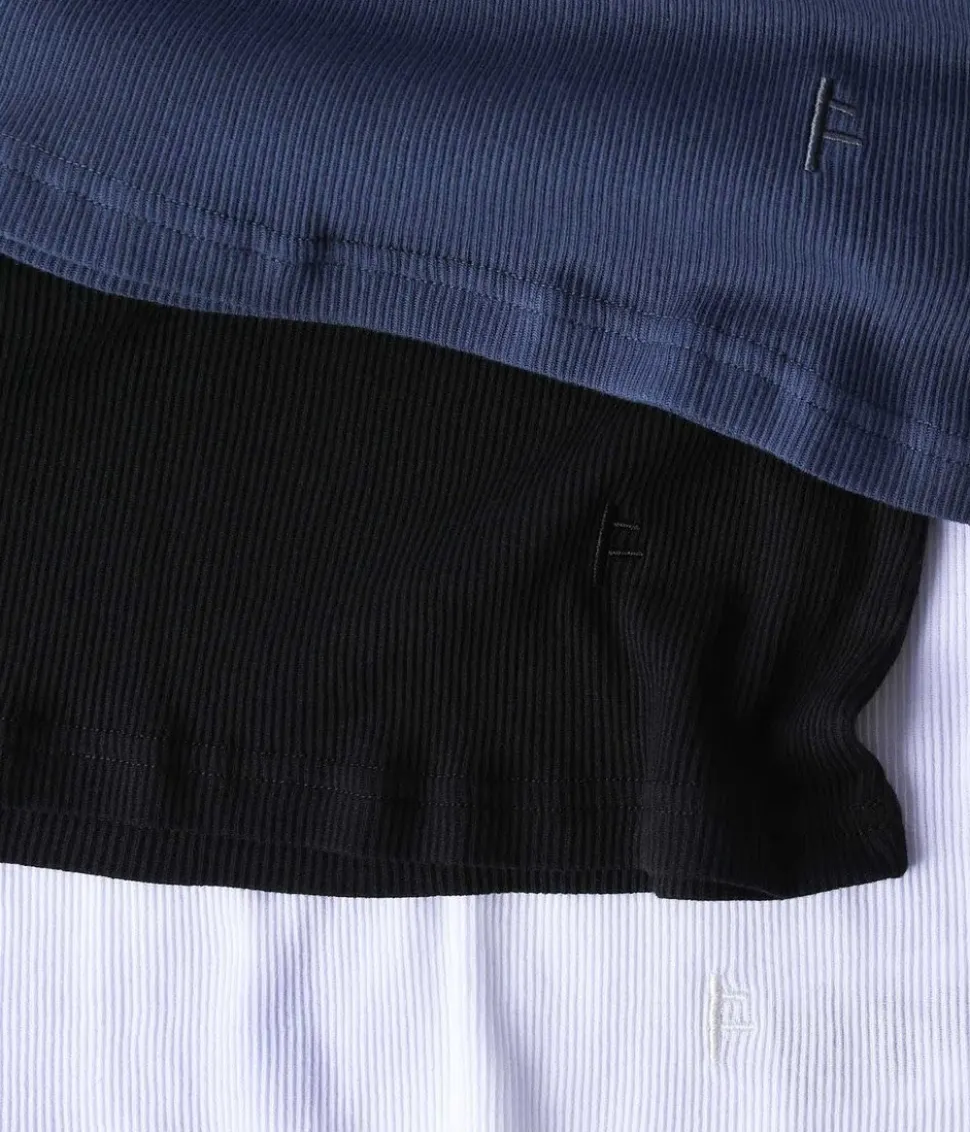Former : Uniform Rib Singlet - Pack of 3