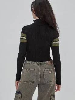Guess : Chest Stripe Full Zip Top