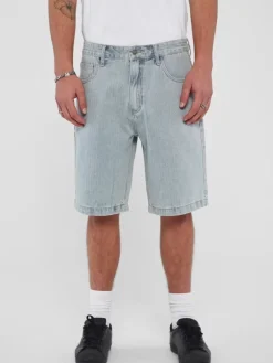 Guess : Herringbone Loose Denim Short