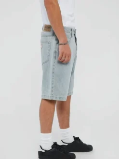 Guess : Herringbone Loose Denim Short