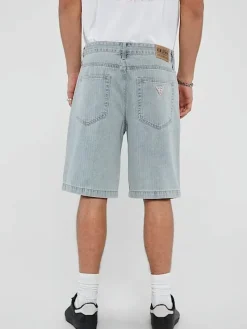 Guess : Herringbone Loose Denim Short