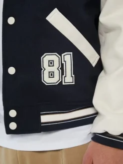 Guess : Ivan Wool Blend Letterman Jacket