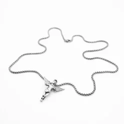 Hits : Angel Pendant w/ 20in Box Chain