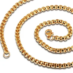 HITS : Bolt Chain 3 mm x 550 mm Gold O/S
