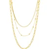 HITS : Clip Necklace Gold O/S