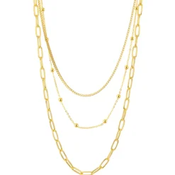 HITS : Clip Necklace Gold O/S