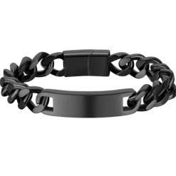 HITS : Cuban Bracelet Black O/S