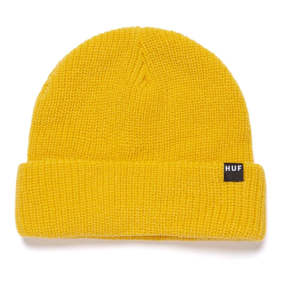 Huf : Essentials Usual Beanie Gold O/S