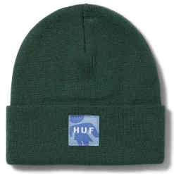 Huf : OG Logo Beanie - Forest Green