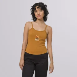 HUF : Shroom Knit Tank Top - Burnt Orange