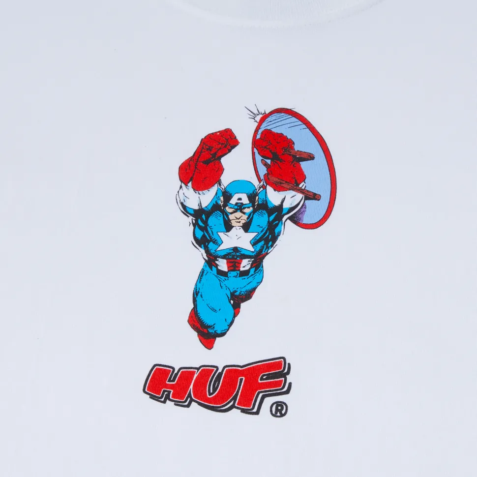 Huf X Avengers : Cap No Cap S/S Tee
