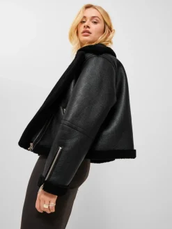 JJXX : Aviator Shearling Jacket