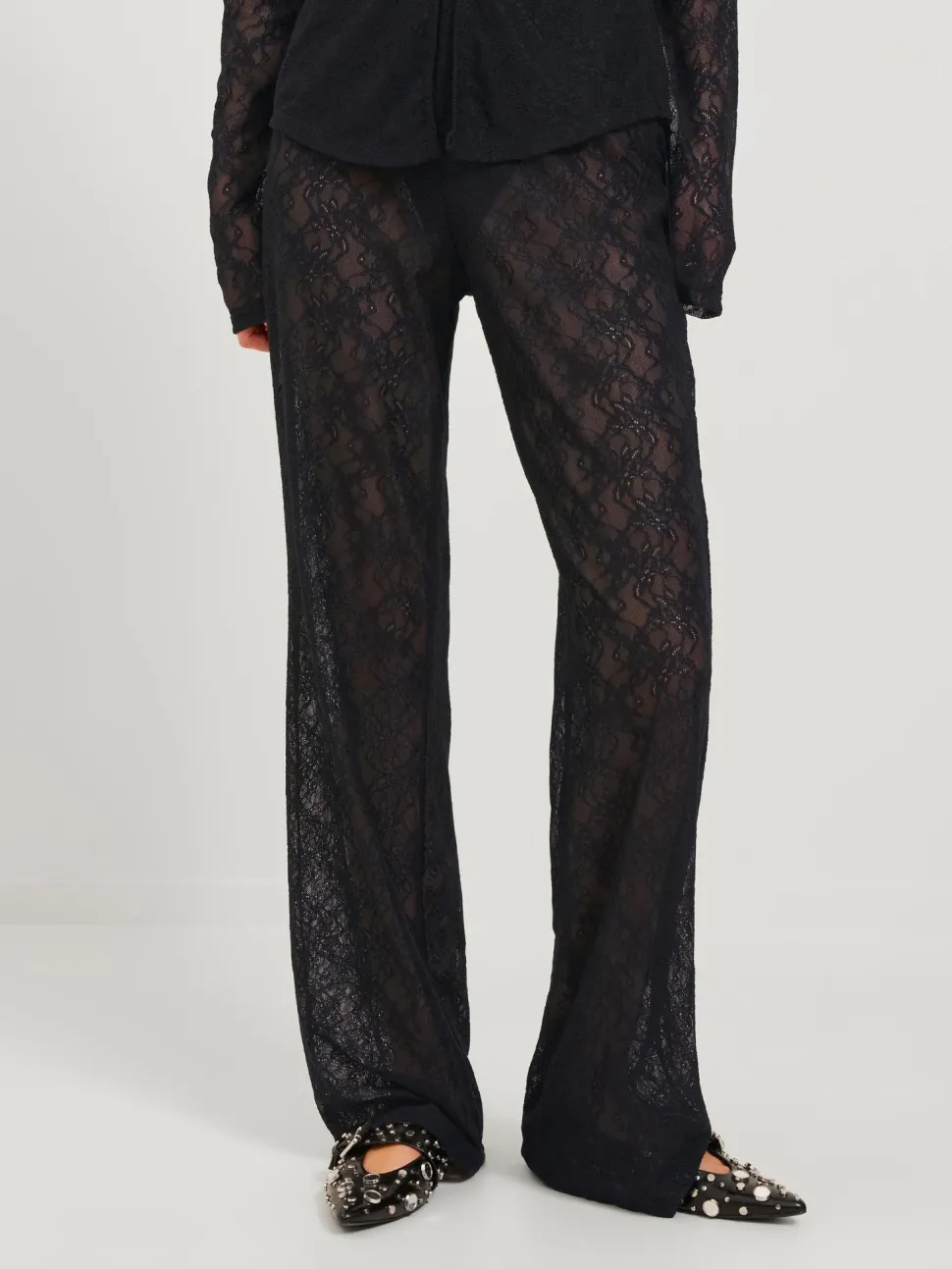 JJXX : Flare Lace Pants Set