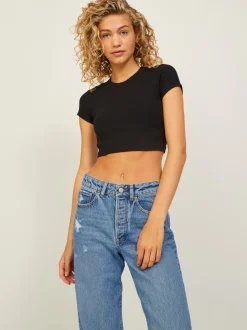 JJXX : Florie S/S Rib Tee - Black