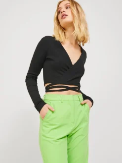 JJXX : Longsleeve Wrap Rip Top