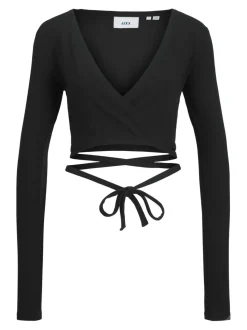 JJXX : Longsleeve Wrap Rip Top