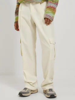 JJXX : Mary Midwaist Cargo Pants - Seedpearl