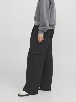 JJXX : Mary Midwaist Cargo Pants - Black