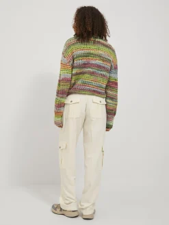 JJXX : Mary Midwaist Cargo Pants - Seedpearl