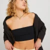 JJXX : Rib Tube Top - Black