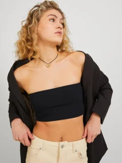JJXX : Rib Tube Top - Black