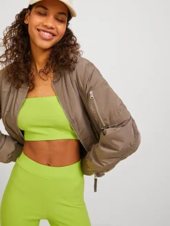 JJXX : Rib Tube Top - Lime