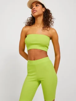 JJXX : Rib Tube Top - Lime