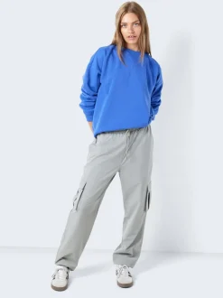 Noisy May : HighWaist Woven Cargo Pants