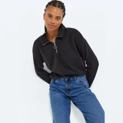 Noisy May : Misser L/S Cropped Fleece