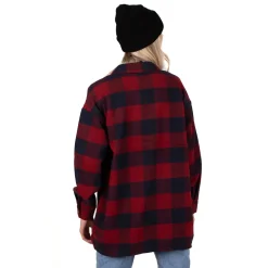 Noisy May : NMFlanny L/S Long Shacket BG Noos