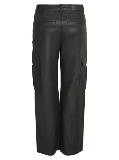 Noisy May : Normal Waist Cargo Coated Pants