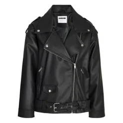 Noisy May : Oversize PU Biker Jacket