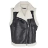 Noisy May : Sleeveless Shearling PU Vest