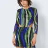 Noisy May : Wave Print Mesh Top