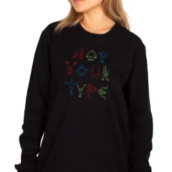 Not Your Type : Everybody Long Sleeve T-Shirt-Black